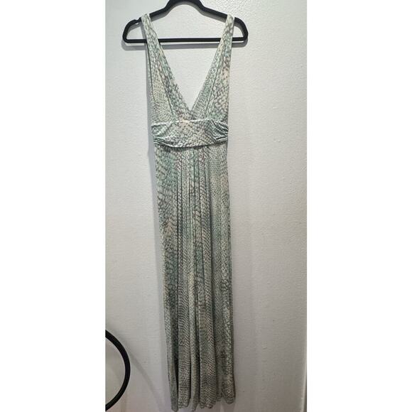 Tart Maxi Dress Women’s Size Medium Stretch V Neck Sleeveless Multi Color Print - Picture 3 of 8